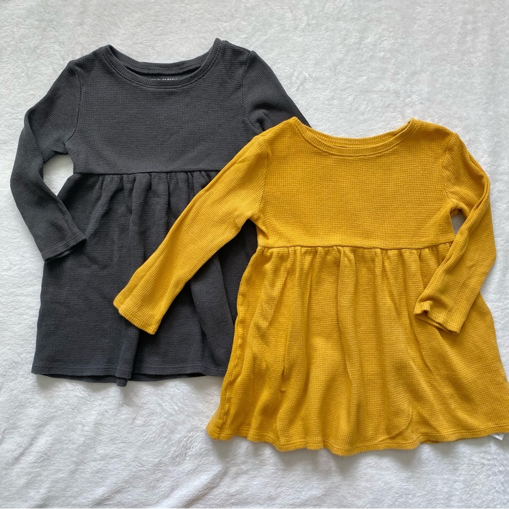 Old Navy Fit & Flare Thermal-Knit Dress  - 2 Pack